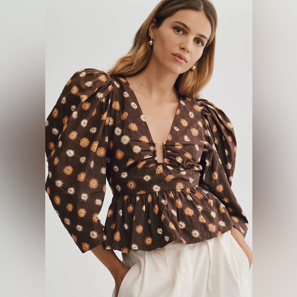 Rhode Alma Top Anthropology Size 2